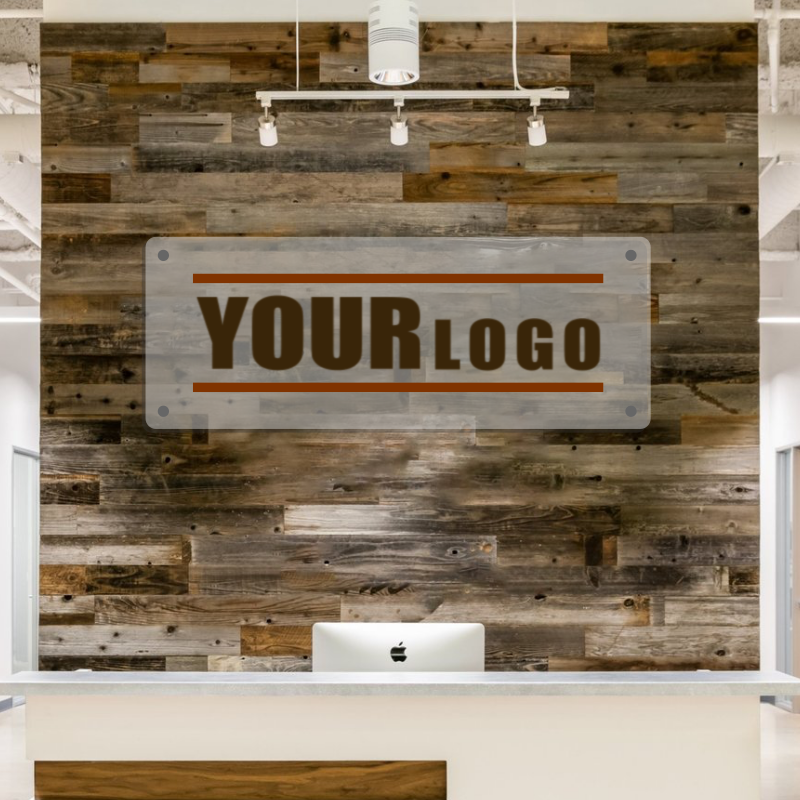 Custom Acrylic Plaque Sign for Office Reception Area