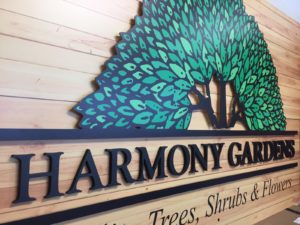 Harmony_Gardens_Interior_Custom_Logo_Sign